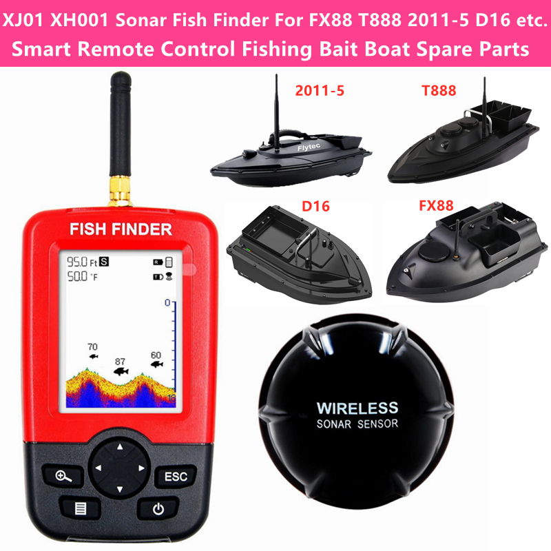 Sonar Sensor LCD Fish Finder 4 - Fishing Boat Depth Finder avaliação e preço