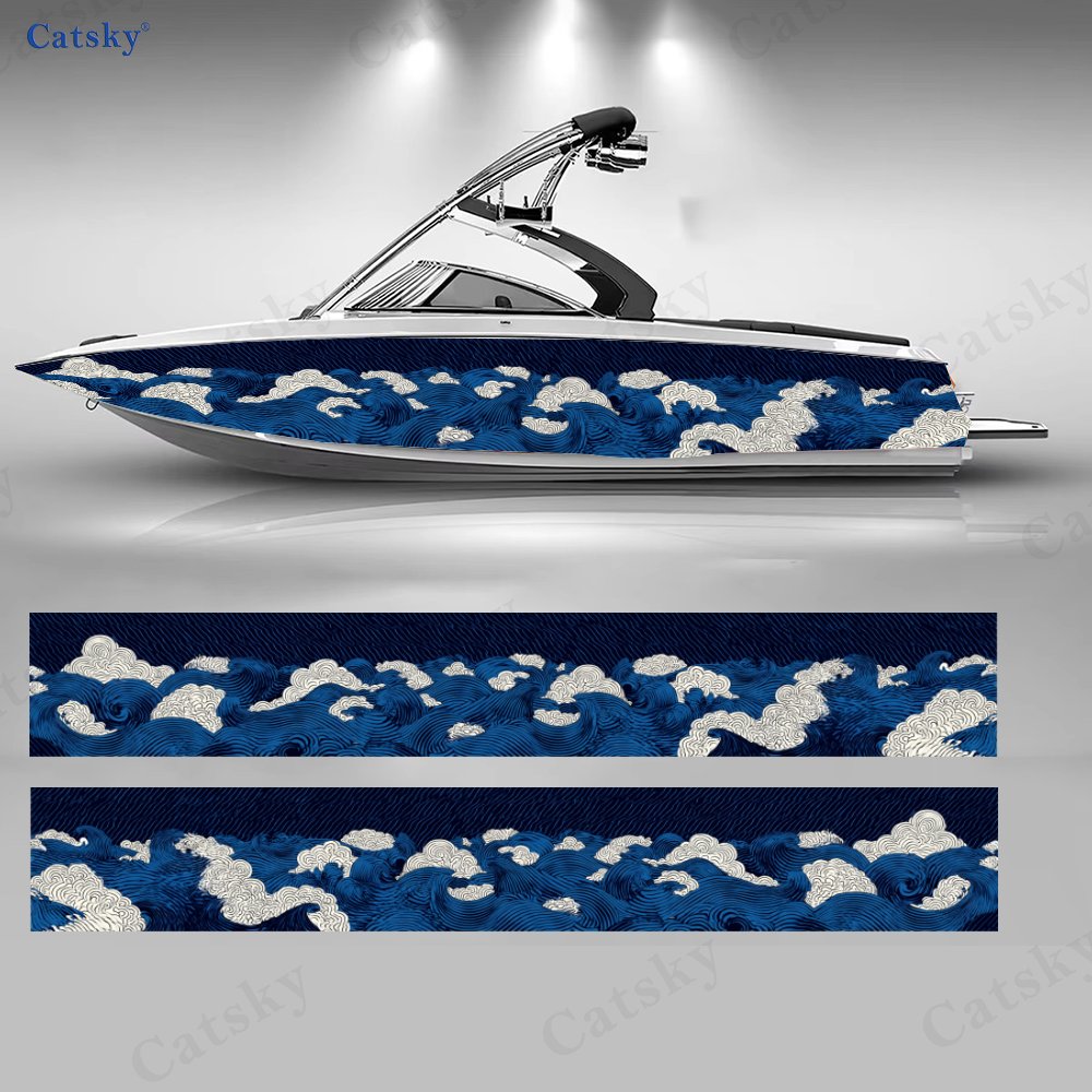 Blue and White Wave Anchor Boa - Fishing Boat Anchor avaliação e preço