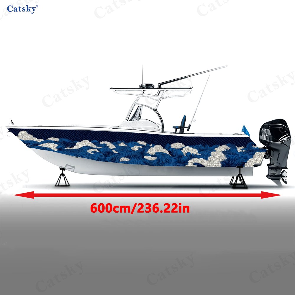 Blue and White Wave Anchor Boa - Fishing Boat Anchor avaliação e preço