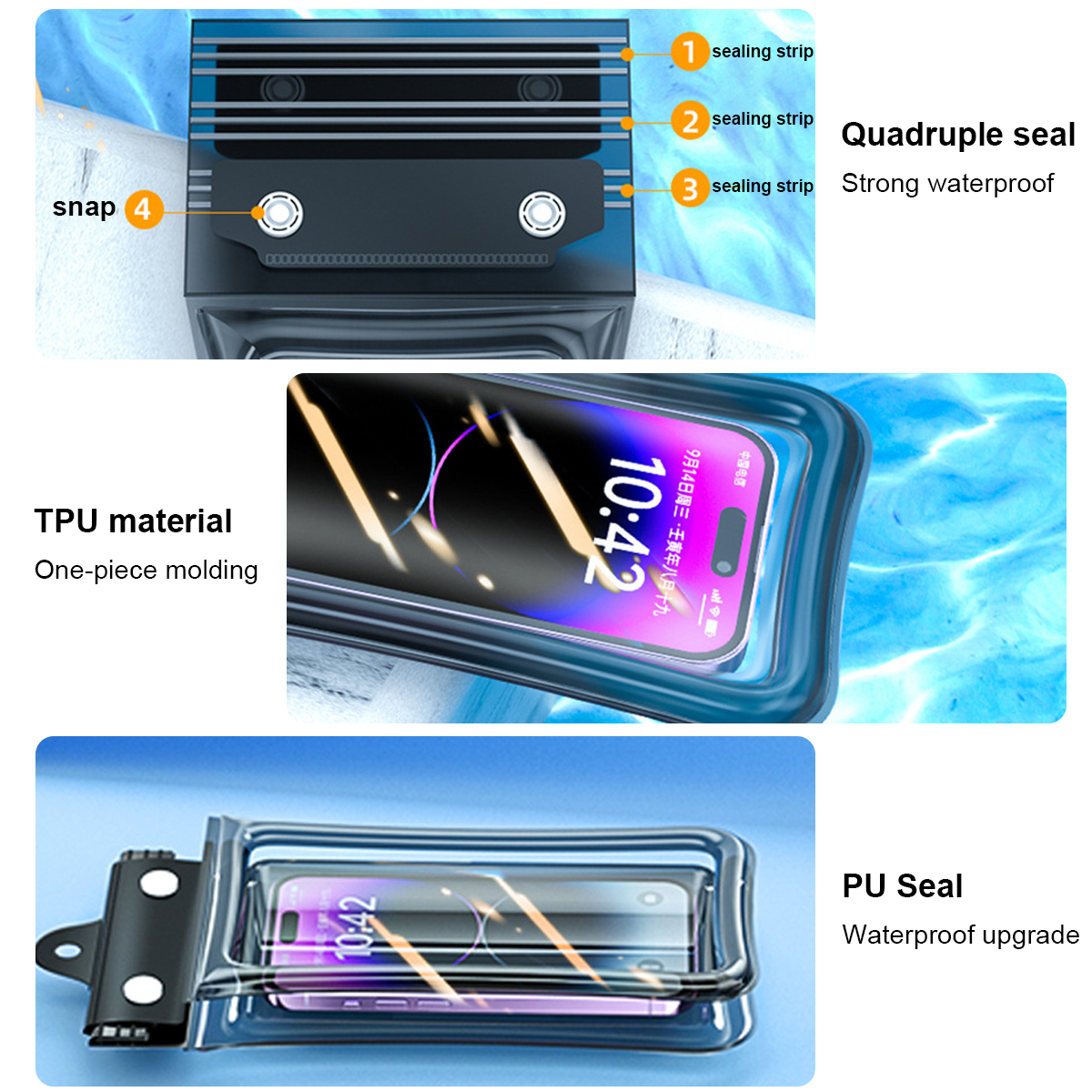 Floating Waterproof Phone Case - Fishing Boat Cover avaliação e preço