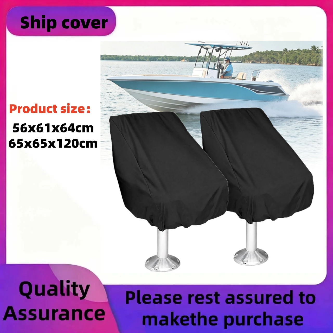 1Pcs Waterproof Boat Seat Cove - Fishing Boat Seat avaliação e preço