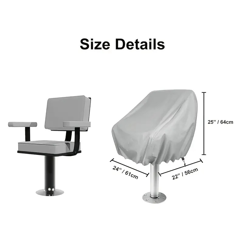 1Pcs Waterproof Boat Seat Cove - Fishing Boat Seat avaliação e preço