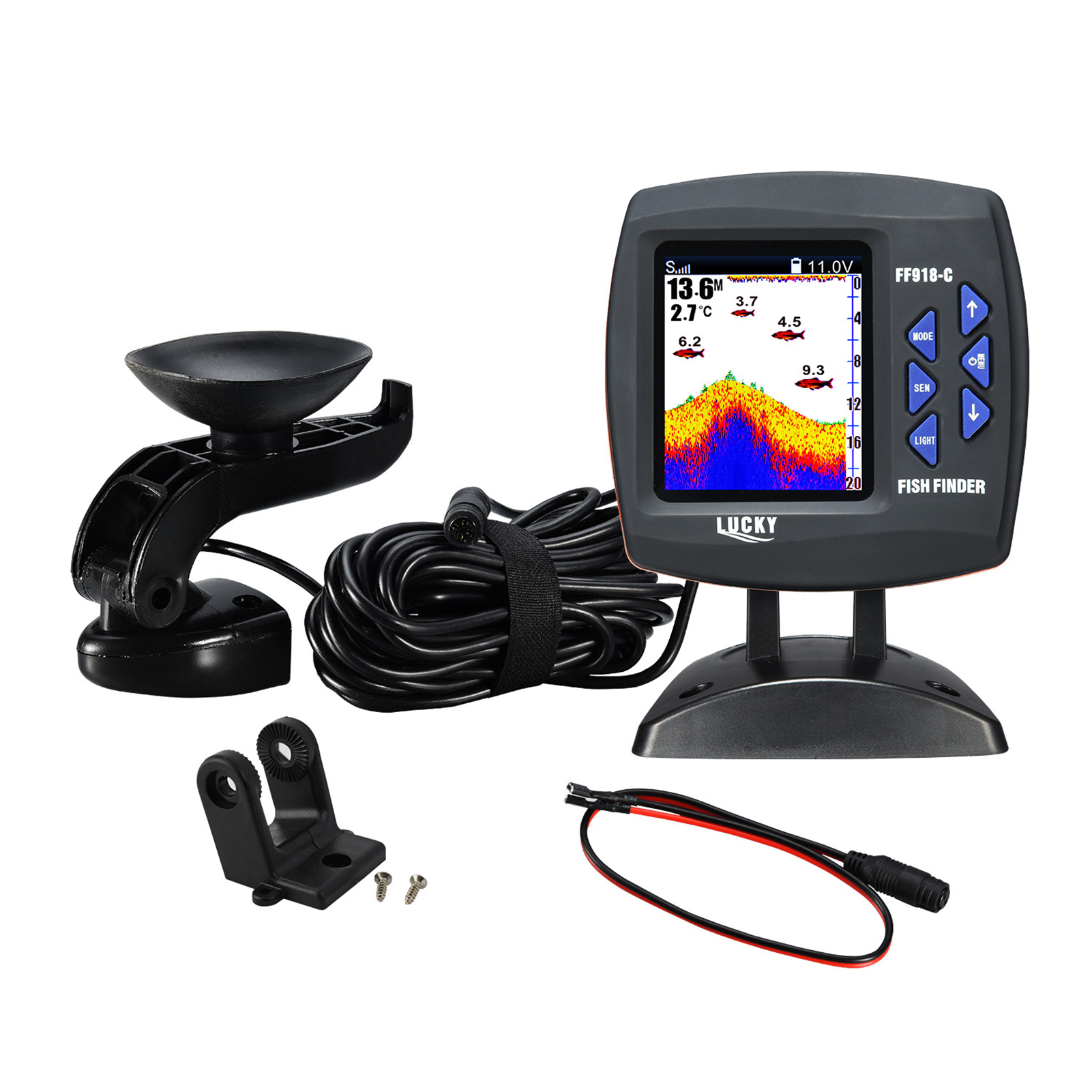 Fish Finder Wireless Sonar Sen - Fishing Boat Depth Finder avaliação e preço