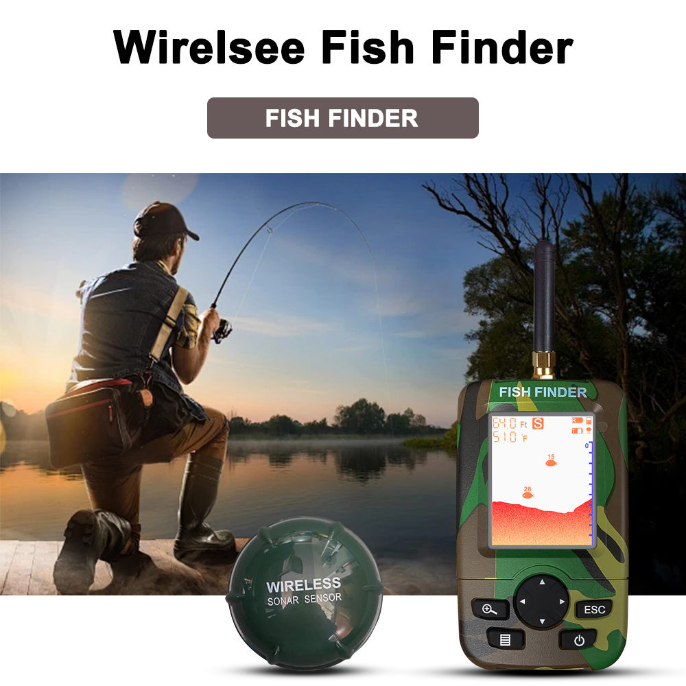 Smart Portable Sonar Fish Find - Fishing Boat Depth Finder avaliação e preço