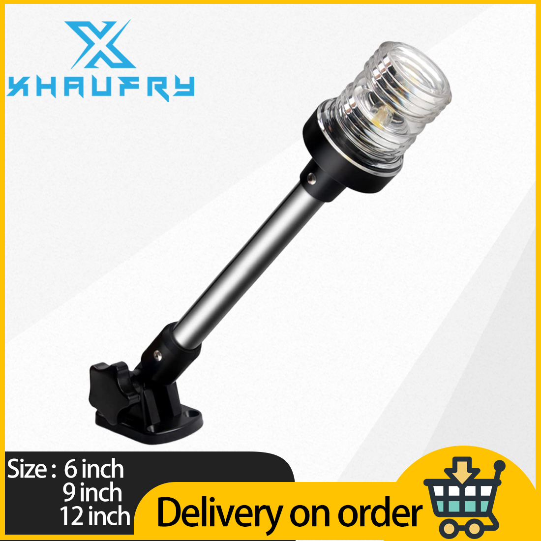 360 Degree White LED Fold Down - Fishing Boat Anchor avaliação e preço
