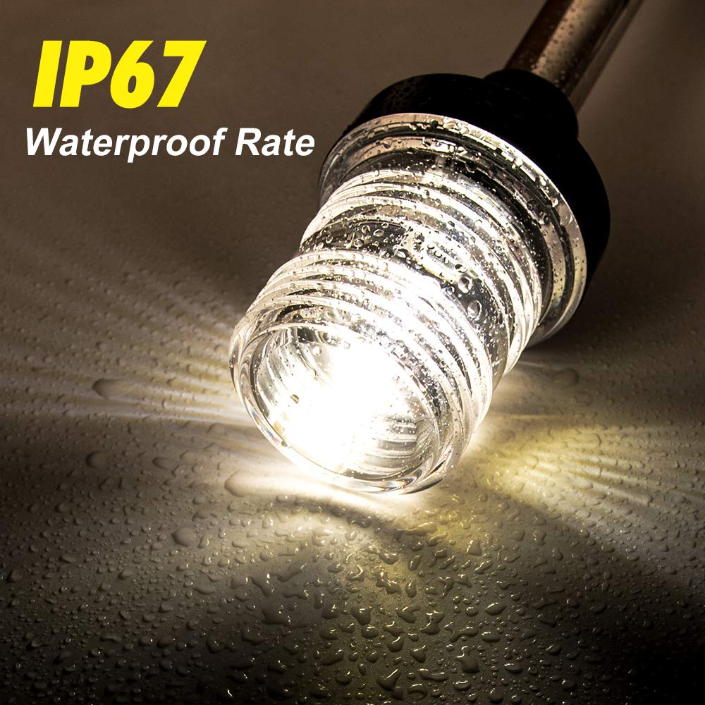 360 Degree White LED Fold Down - Fishing Boat Anchor avaliação e preço