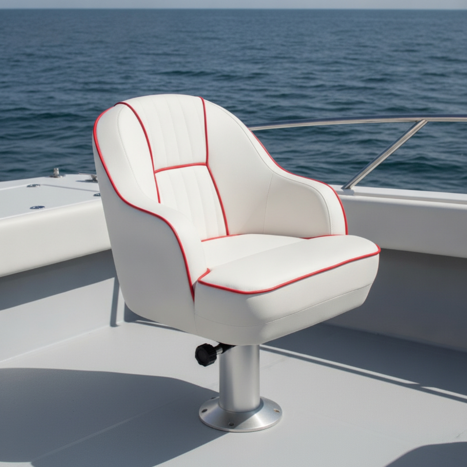 Pilot's Boat Seat Padded Helm  - Fishing Boat Seat avaliação e preço
