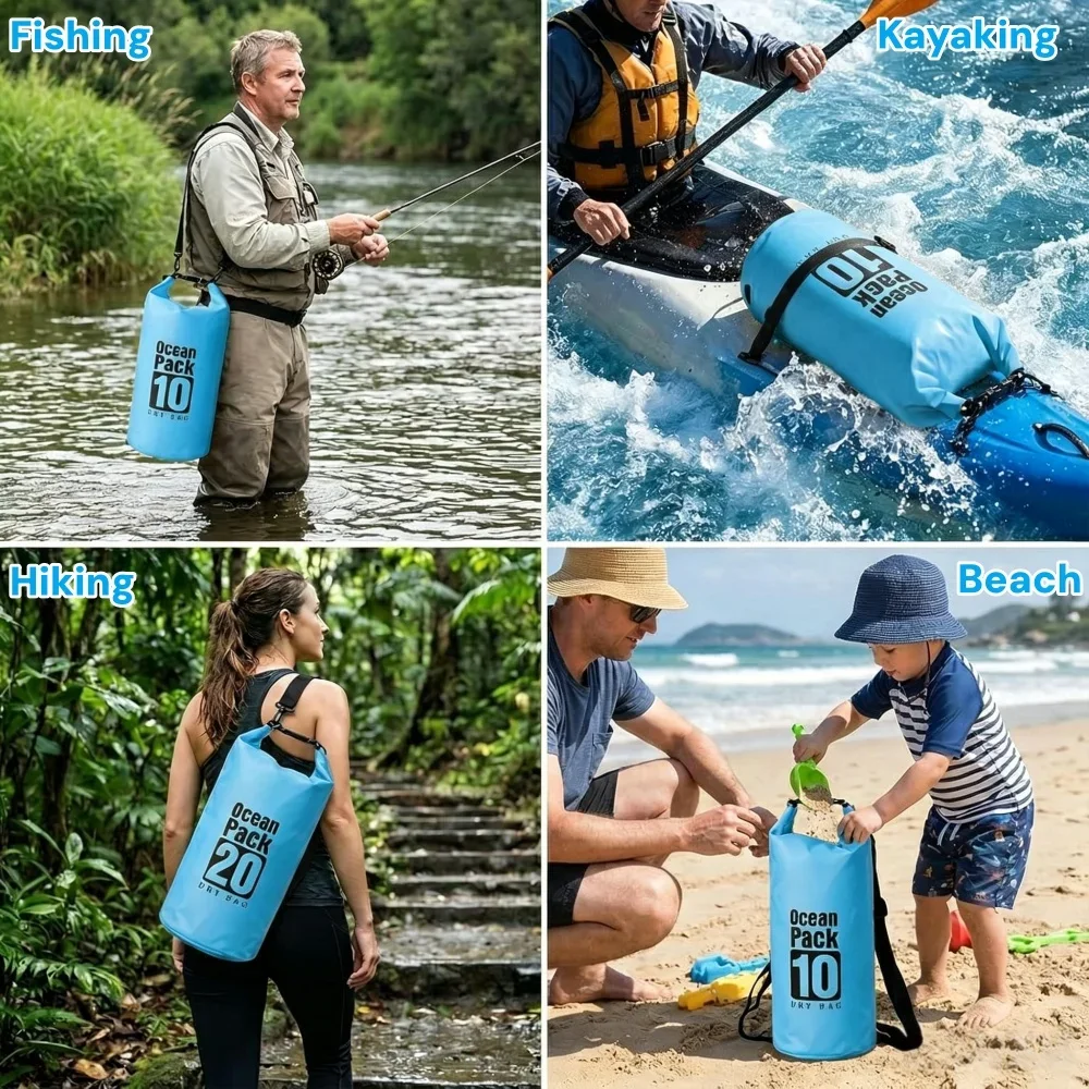 500D Waterproof Dry Bag Floati - Fishing Boat Oar avaliação e preço