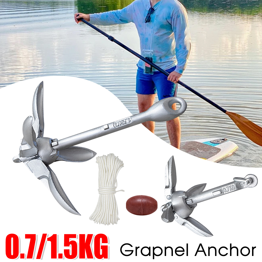 0.7/1.5KG Grapnel Anchor Folda - Fishing Boat Anchor avaliação e preço