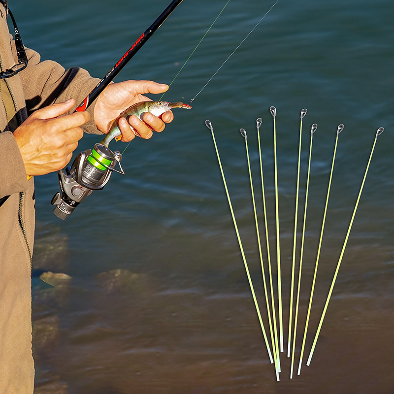 5Pcs 42CM Boat/Raft Rod Tip Sp - Fishing Boat Fiberglass avaliação e preço