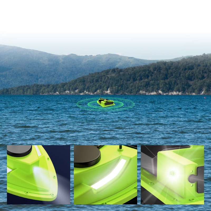 D19 GPS RC Bait Boat 600M 4 Ho - Fishing Boat Gps avaliação e preço