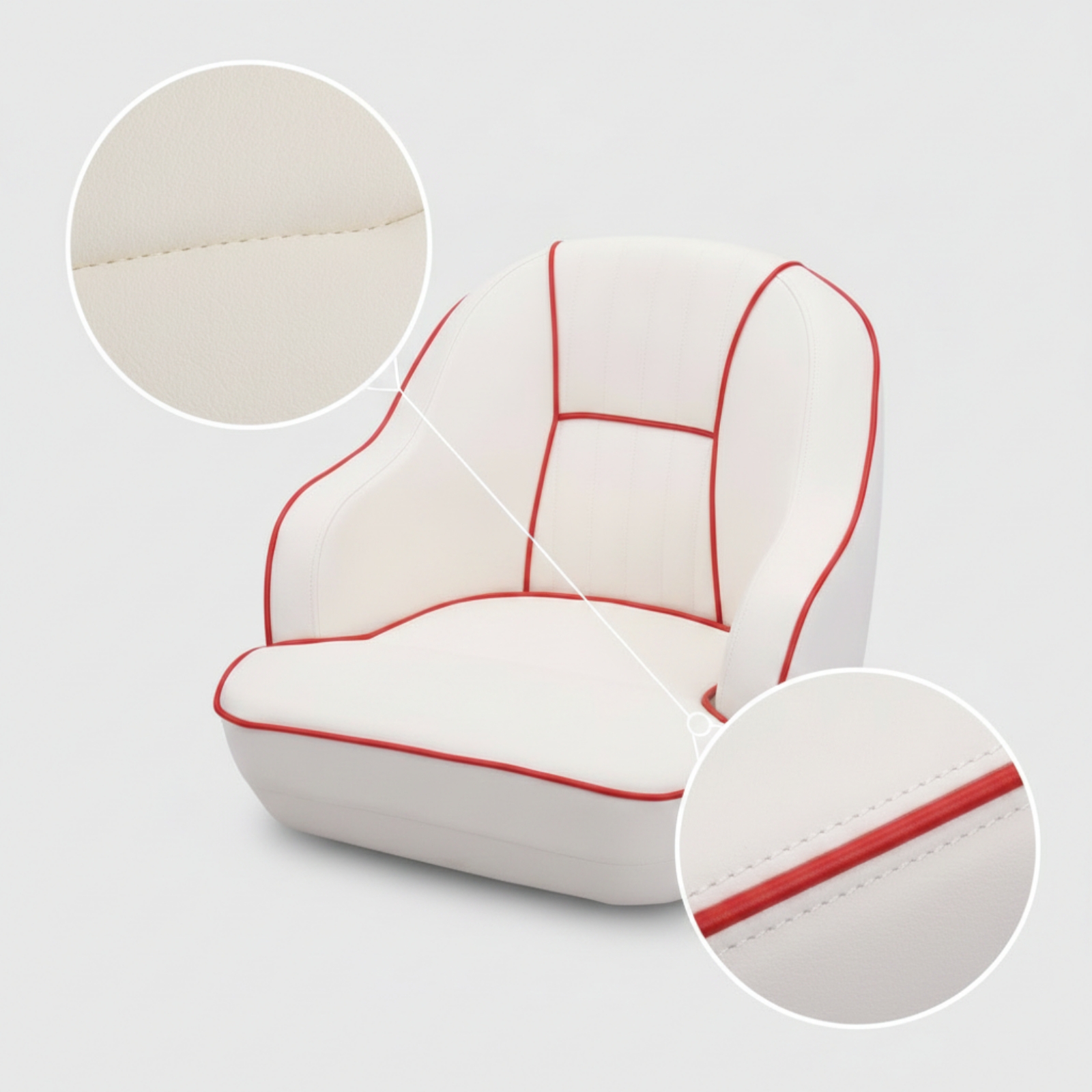 Pilot's Boat Seat Contoured He - Fishing Boat Seat avaliação e preço